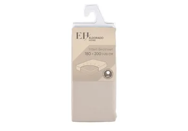 Trikotaažlina kummiga EH 180x200+25 beez