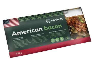 Bekons Rakvere amerikāņu gaumē auksti kūpināts šķēlēs 150g