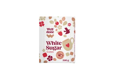 Cukura kubiciņi  WELL DONE 500g