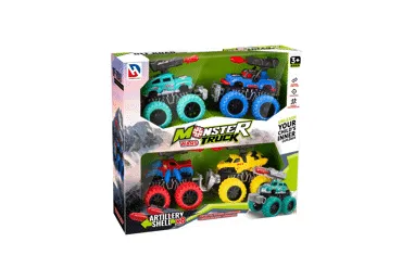 Rotaļu šaušanas automašīnu kompl.4gab.