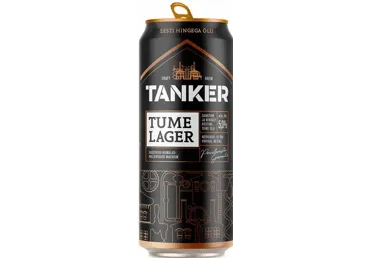 Tume õlu TANKER Lager 5% 500ml