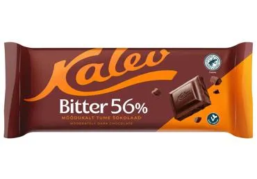 KALEV Tume šokolaad Bitter 56% 190 g
