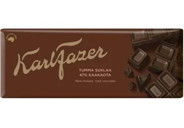 Tume šokolaad, KARL FAZER, 180 g