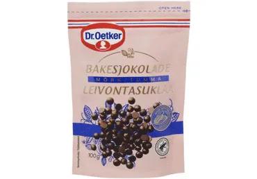 Tumeda šokolaadi nööbid küpsetamiseks DR.OETKER 100g