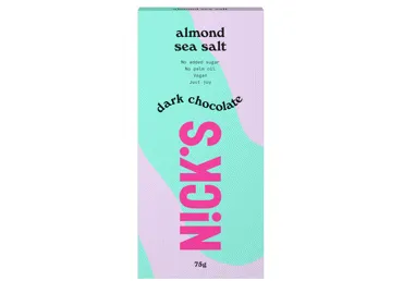 Tumešokolaad meresool.mandl.NICK'S 75g