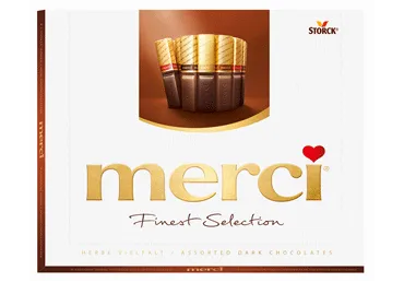 Tumešokolaadi assortii Merci STORCK 250g
