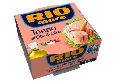 Tuncis Rio Mare olīveļļā 160g/104g