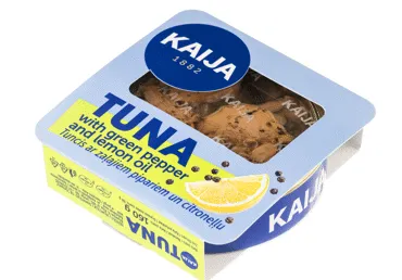 Tuncis citronu eļļā ar zaļajiem pipariem KAIJA 160g