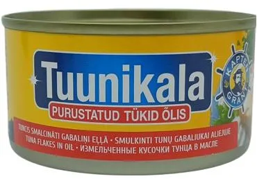Tuunikala purust. õlis KAPTEN GRANT,185g