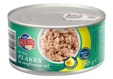 Tunzivs smalcināts eļļā WIDE OCEAN 185g