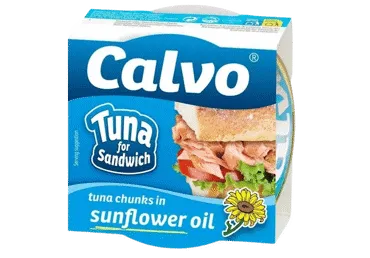 Tuunikalatk.päevalilleõlis CALVO,EO 142g