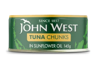 Tuunikalatükid õlis JOHN WEST, EO, 145g