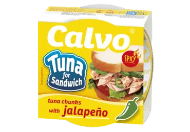Tuunikalatük.õlis jalapeno CALVO,EO 142g
