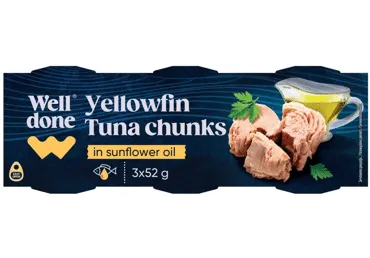 Tuunitükid päeval.õlis, WELL DONE,3x80g