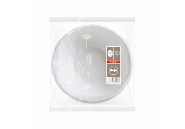 Ühekordne kauss ILAJA 19cm 20tk valge