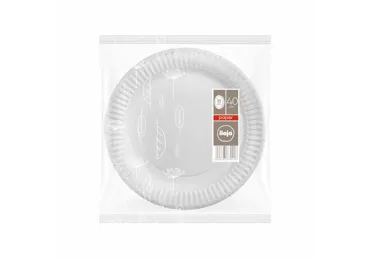 Ühekordne taldrik ILAJA 18cm 40tk valge