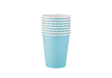Ühekordne tass ILAJA Blue 250ml 8tk