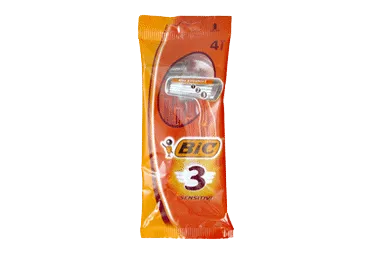 Ühekordsed raseerijad Bic 3 Sensitive 4tk