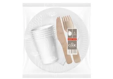 Ühekordsete nõude kompl ILAJA 6-le