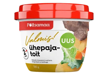 Ühepajatoit Valmis PÕLTSAMAA 380g