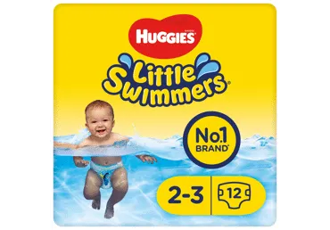 Ujum.püks.HUGGIES Swim.2-3, 3-8kg 12tk