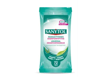 Univ.puhastuslapid SANYTOL desinf.72tk