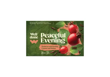 Zāļu tēja WELL DONE Peaceful Evening 20x1,5g