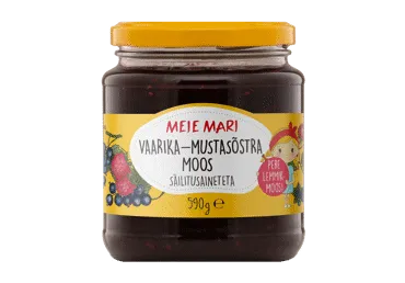 Vaarika-mustasõstramoos MEIE MARI 590g