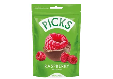 Vaarikad piima-kakaoglasuuris PICKS 90g