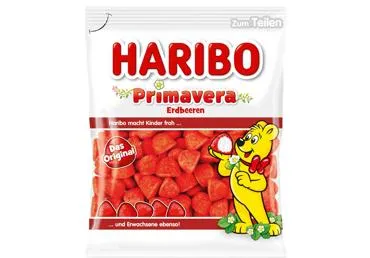 Vahukomm maasika maits. HARIBO 175g