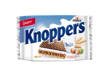 Vahvel piima-pähklit.STORCK Knoppers 25g