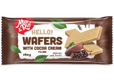 Vahvlid kakaokreemitäid.MIO&RIO 180g