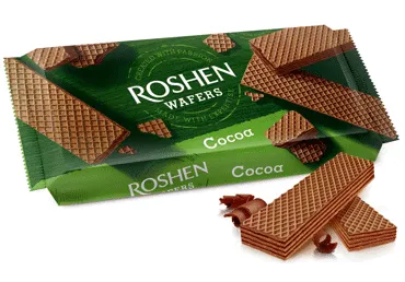 Vahvlid šokolaadimaits.ROSHEN 216g