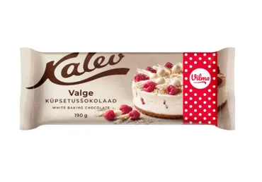 Valge küpsetusšokolaad VILMA 190g