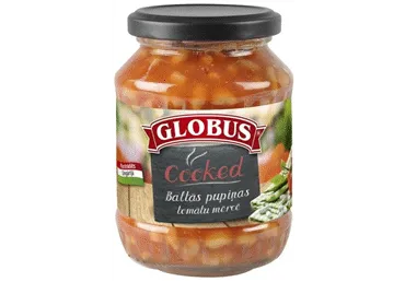 Baltās pupiņas tomātu mērcē GLOBUS 330g