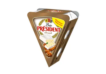 Siers Brie ar valriekstiem 125g, President