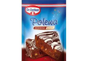 Glazūra DR. OETKER baltā ar šokolādi 100g
