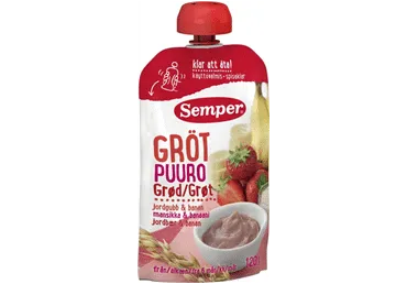 Valmispuder maasikaga SEMPER 120g 6k