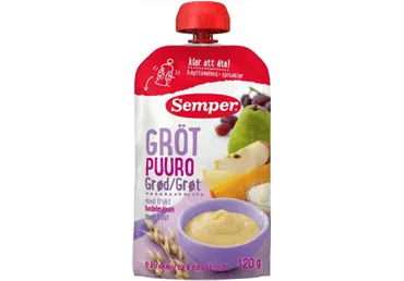 Valmispuder puuviljadega 6k SEMPER120g
