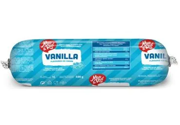Vanillijäätis 0,5kg/800ml+200ml