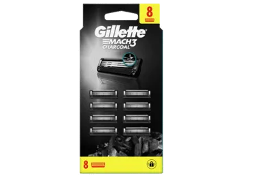 Varuterad GILLETTE Mach3 Charcoal 8tk