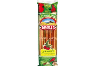 Värviline spagetti DIVELLA 500g