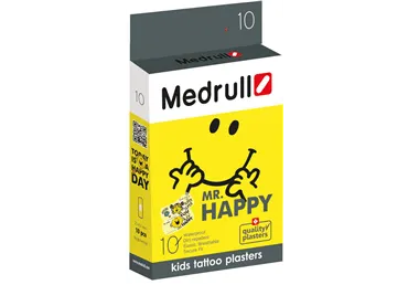 Veekindel plaaster MEDRULL Mr.Happy 10tk