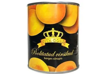 Virsikud poolit.VITA GOLD 830g