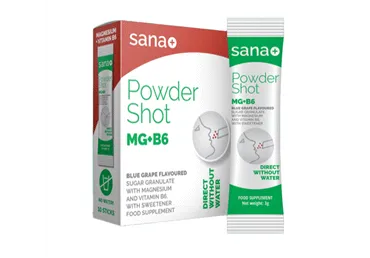 Vitamiinipulber SANA+ Magneesium+B6 10tk