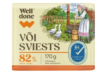 Sviests WELL DONE 82% 170g