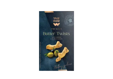 Cepumi ar melnajām un zaļajām olīvām WELL DONE PREMIUM 60g