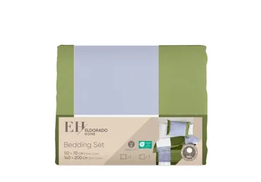 Voodipesu kmpl EH 140x200/50x70cm,roh.