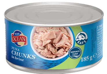 Vööttuunitükid omas mahlas OCEAN,185g