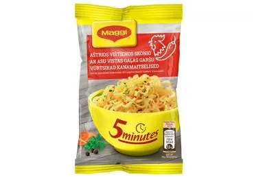 Ātri pagatavojami makaroni MAGGI ar pikantās vistas garšu 59,2g